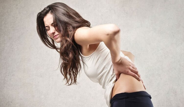 Osteokondrozda sırt ağrısı